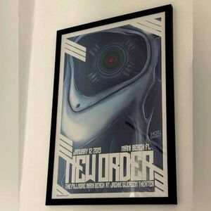 New Order Poster RARE Miami Beach 2019